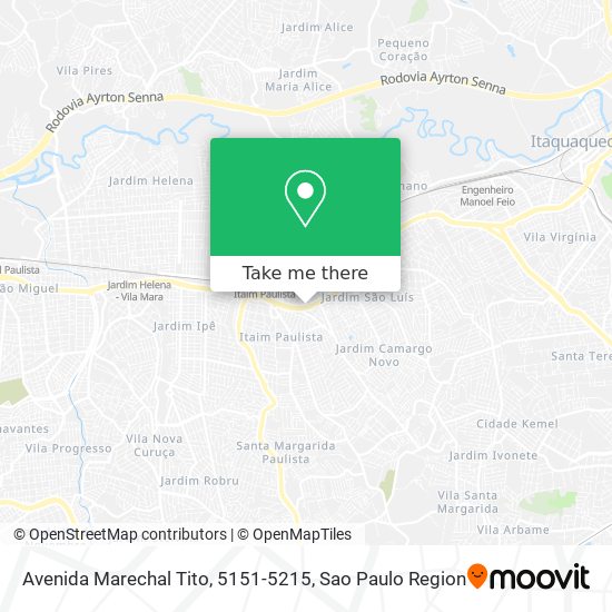 Avenida Marechal Tito, 5151-5215 map