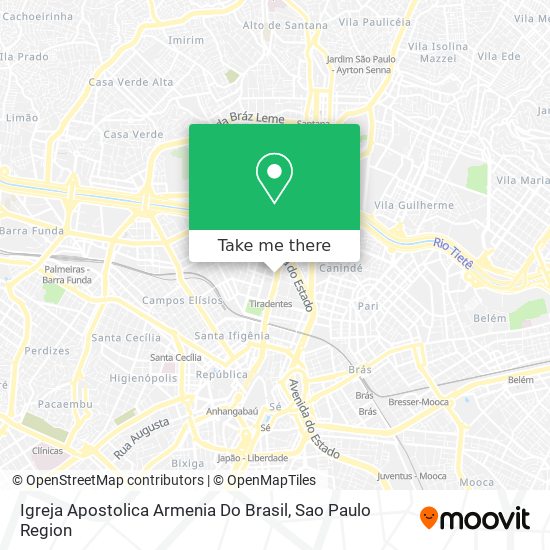 Igreja Apostolica Armenia Do Brasil map