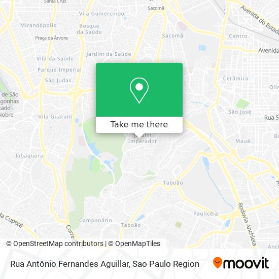 Rua Antônio Fernandes Aguillar map