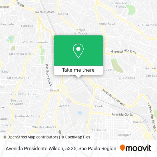 Avenida Presidente Wilson, 5325 map