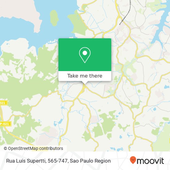 Mapa Rua Luís Supertti, 565-747