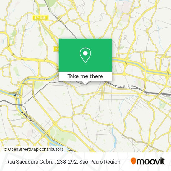 Mapa Rua Sacadura Cabral, 238-292