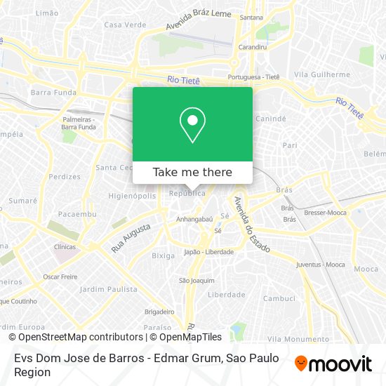 Evs Dom Jose de Barros - Edmar Grum map