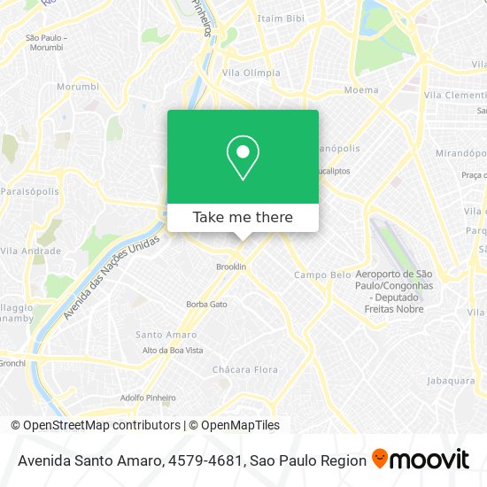 Avenida Santo Amaro, 4579-4681 map