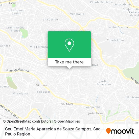 Mapa Ceu Emef Maria Aparecida de Souza Campos