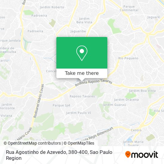 Rua Agostinho de Azevedo, 380-400 map