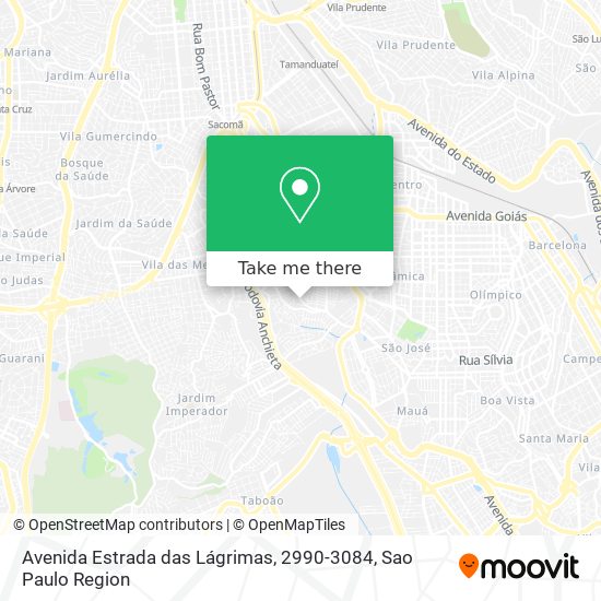 Avenida Estrada das Lágrimas, 2990-3084 map