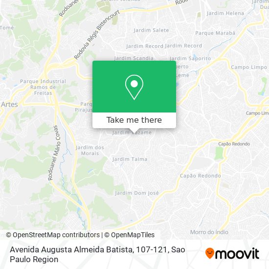 Avenida Augusta Almeida Batista, 107-121 map