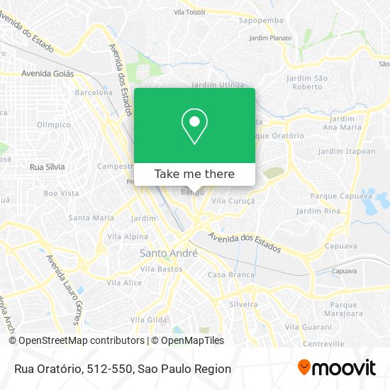 Rua Oratório, 512-550 map