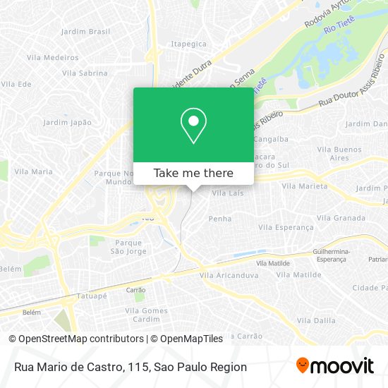 Rua Mario de Castro, 115 map