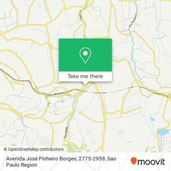 Mapa Avenida José Pinheiro Borges, 2775-2959