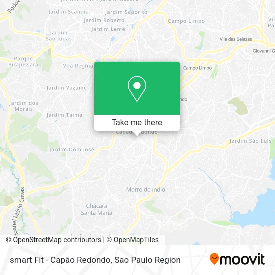 smart Fit - Capão Redondo map