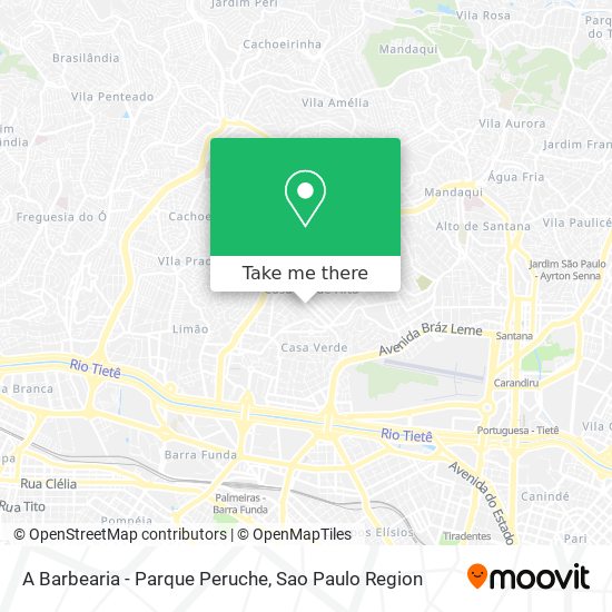 Mapa A Barbearia - Parque Peruche