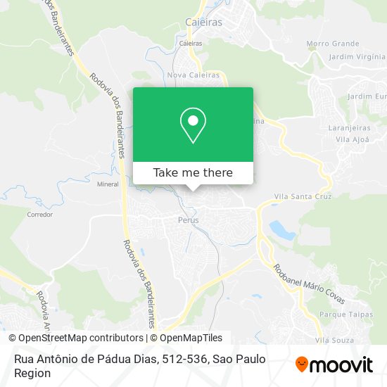 Rua Antônio de Pádua Dias, 512-536 map