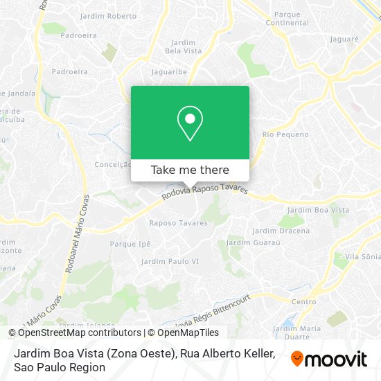 Jardim Boa Vista (Zona Oeste), Rua Alberto Keller map