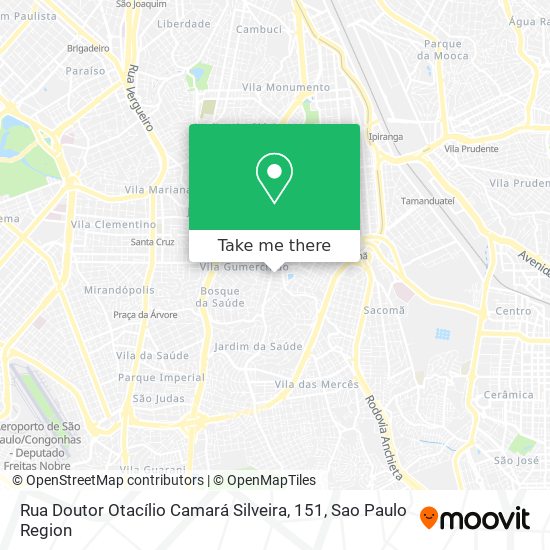 Mapa Rua Doutor Otacílio Camará Silveira, 151