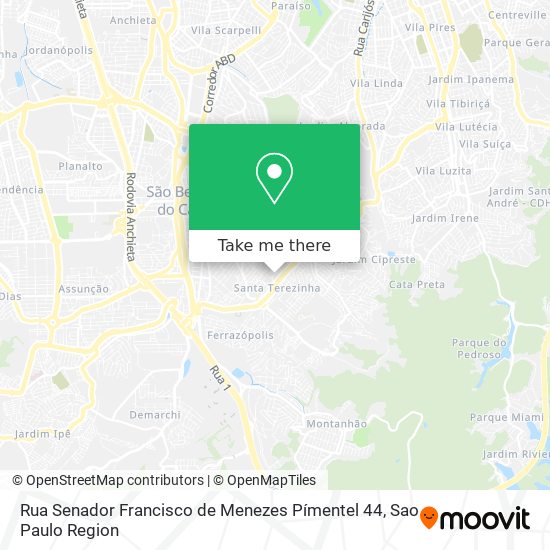 Rua Senador Francisco de Menezes Pímentel 44 map