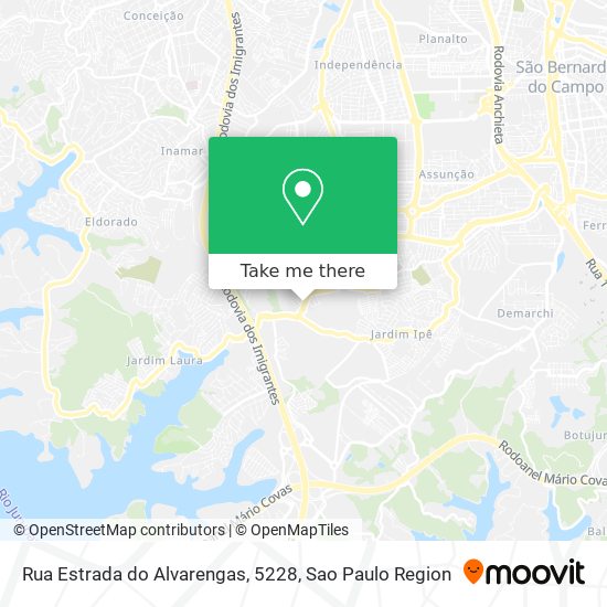 Rua Estrada do Alvarengas, 5228 map