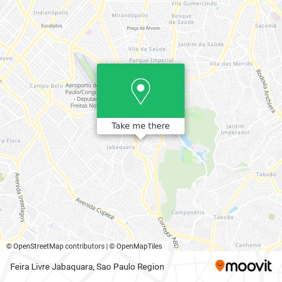 Feira Livre Jabaquara map