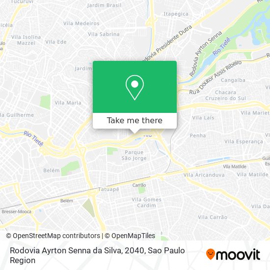 Rodovia Ayrton Senna da Silva, 2040 map
