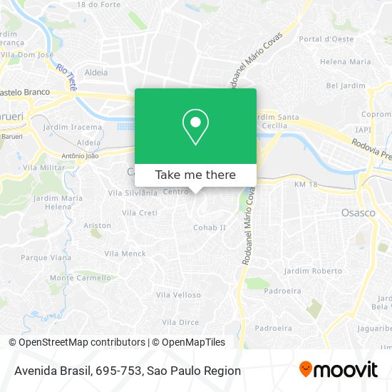 Avenida Brasil, 695-753 map