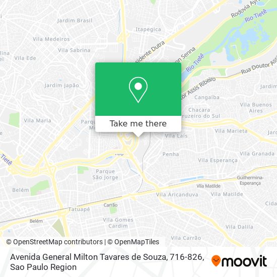 Avenida General Milton Tavares de Souza, 716-826 map