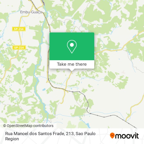 Rua Manoel dos Santos Frade, 213 map