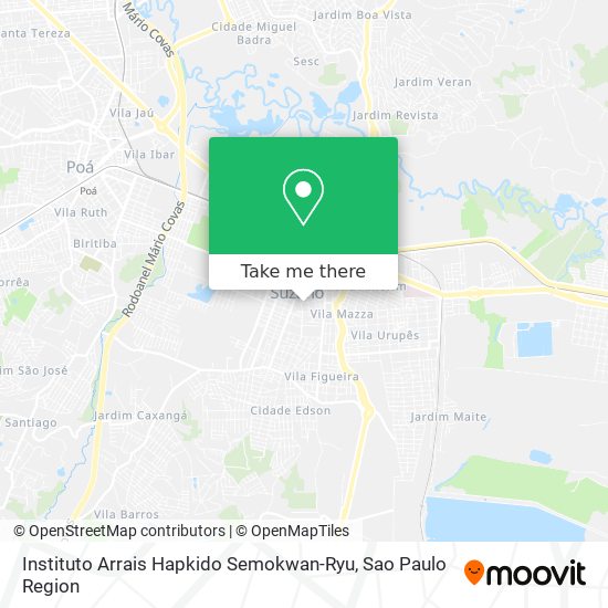 Instituto Arrais Hapkido Semokwan-Ryu map