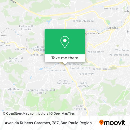 Avenida Rubens Carames, 787 map