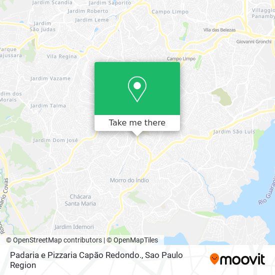 Padaria e Pizzaria Capão Redondo. map