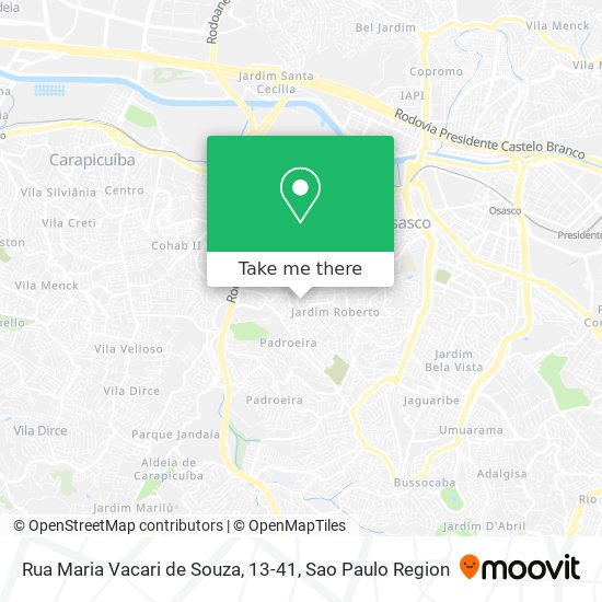 Rua Maria Vacari de Souza, 13-41 map