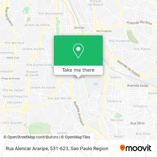 Rua Alencar Araripe, 531-623 map