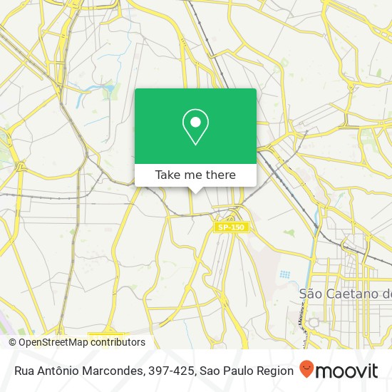 Mapa Rua Antônio Marcondes, 397-425