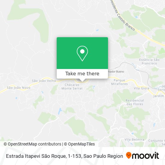 Estrada Itapevi São Roque, 1-153 map