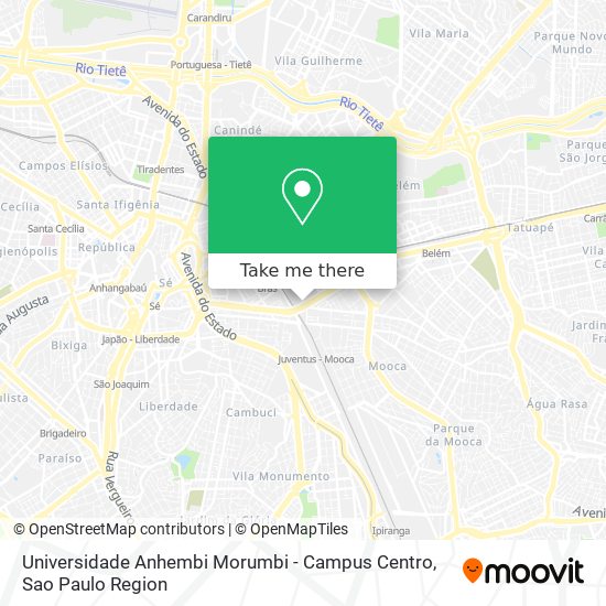 Universidade Anhembi Morumbi - Campus Centro map