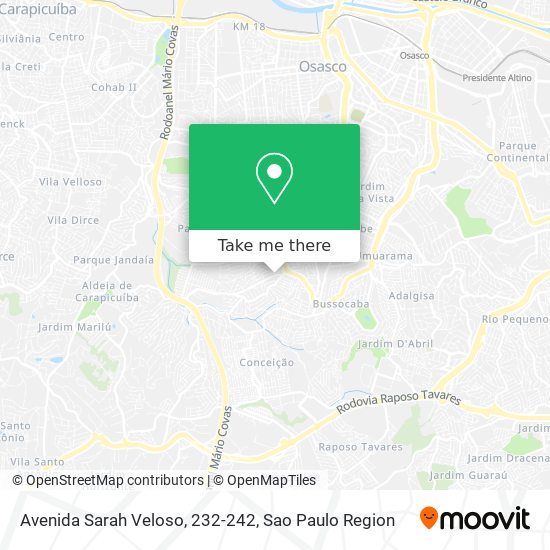 Avenida Sarah Veloso, 232-242 map