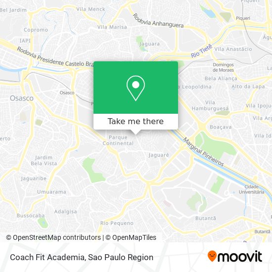 Coach Fit Academia map