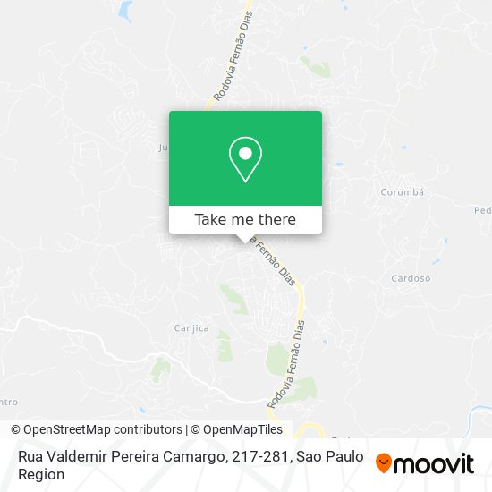 Rua Valdemir Pereira Camargo, 217-281 map