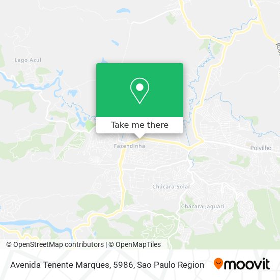 Avenida Tenente Marques, 5986 map