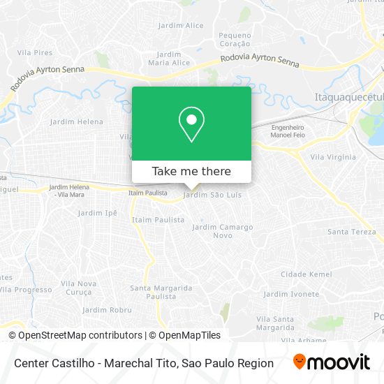 Center Castilho - Marechal Tito map