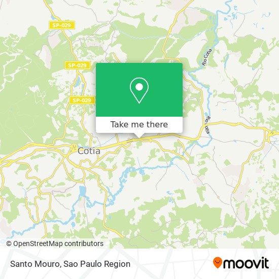 Santo Mouro map