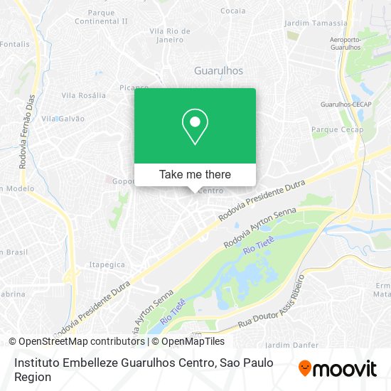 Instituto Embelleze Guarulhos Centro map