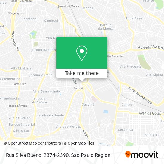 Mapa Rua Silva Bueno, 2374-2390