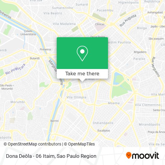 Dona Deôla - 06 Itaim map