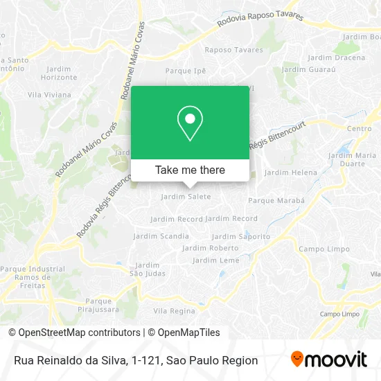 Rua Reinaldo da Silva, 1-121 map