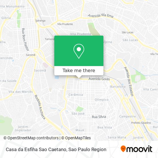 Casa da Esfiha Sao Caetano map