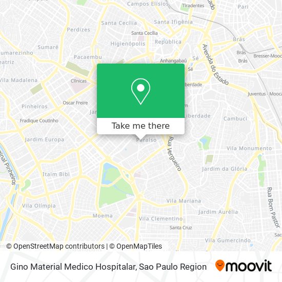 Mapa Gino Material Medico Hospitalar