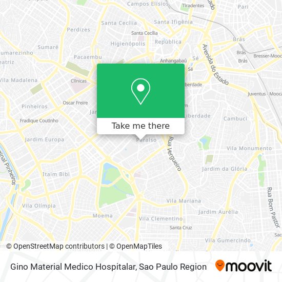 Gino Material Medico Hospitalar map