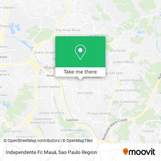 Independente Fc Mauá map