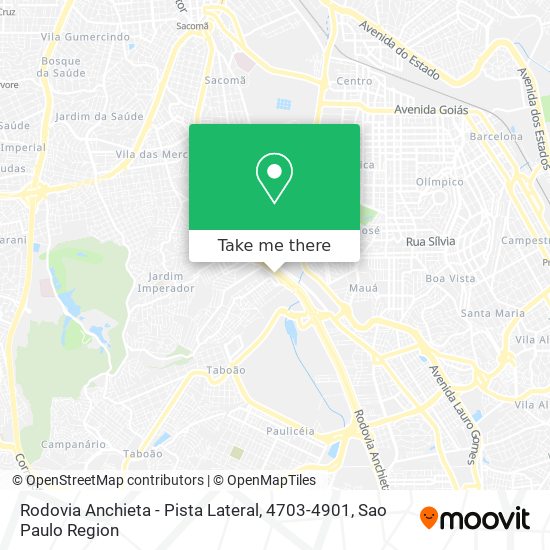 Rodovia Anchieta - Pista Lateral, 4703-4901 map